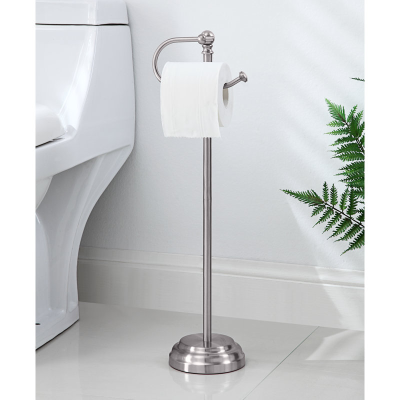 SunnyPoint Freestanding Toilet Paper Holder & Reviews Wayfair